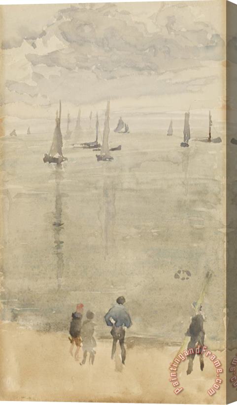 James Abbott McNeill Whistler Violet [note?]the Return of The Fishing Boats Stretched Canvas Print / Canvas Art